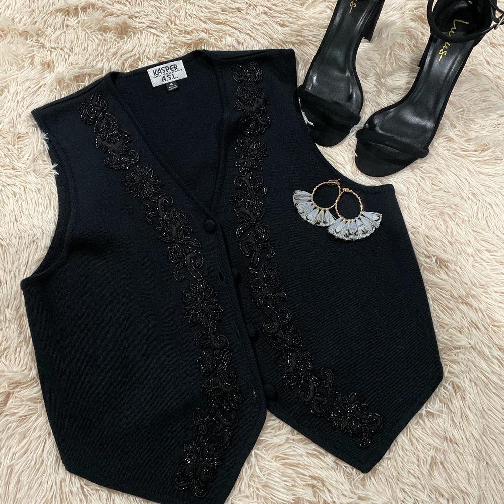 Black Kasper vest
